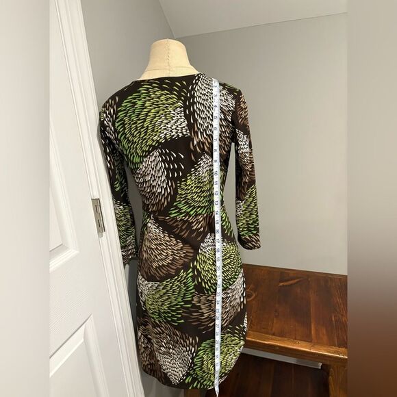 LOFT Midi 3/4 Sleeve Dress Size 0 Petite - Picture 4 of 11